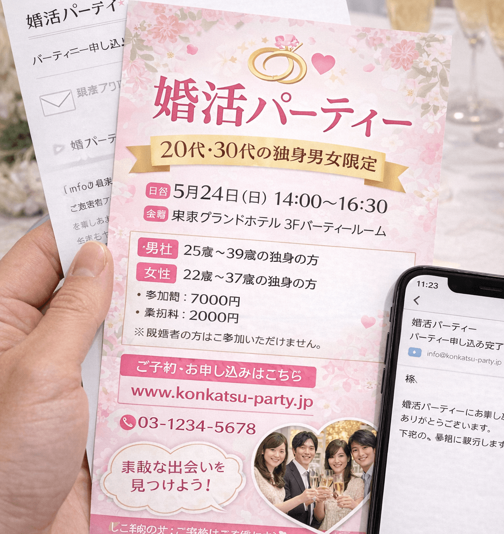 ２－４　婚活パーティーで知り合った証拠と応募条件（既婚者と知らなかった）